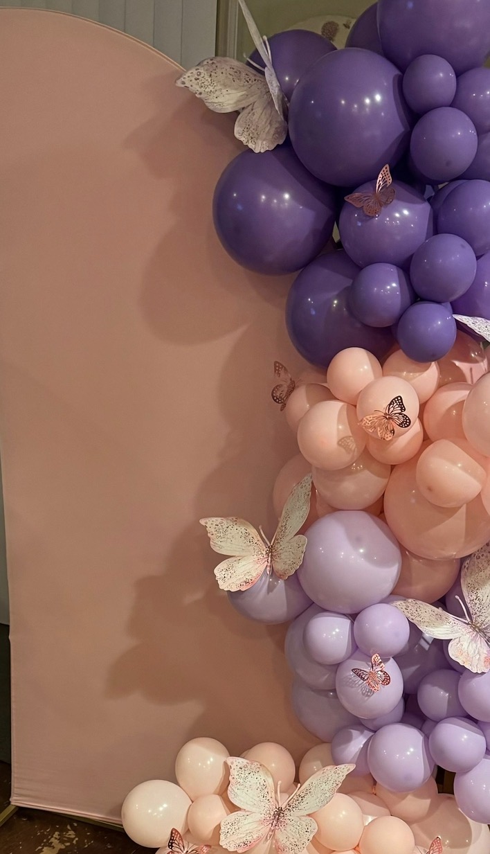 Balloon garland butterfly